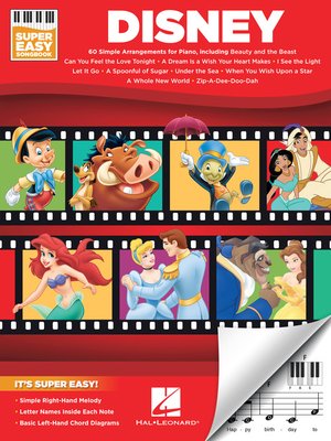 cover image of Disney--Super Easy Songbook